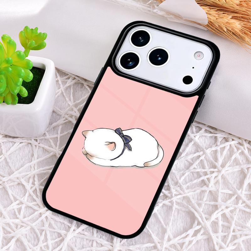 Милый Мультяшный Чехол для Телефона с Шиншиллой для iPhone 17 Air 16 15 11 12 14 13 Pro Max Ударопрочный Чехол