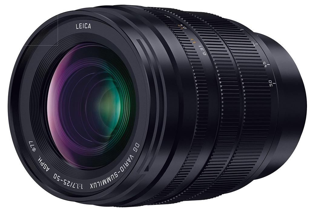 Panasonic Large Aperture Telephoto Zoom Lens for Micro Four Thirds Lumix LEICA DG VARIO-SUMMILUX 25-50mm/F1.7 ASPH. H-X2550