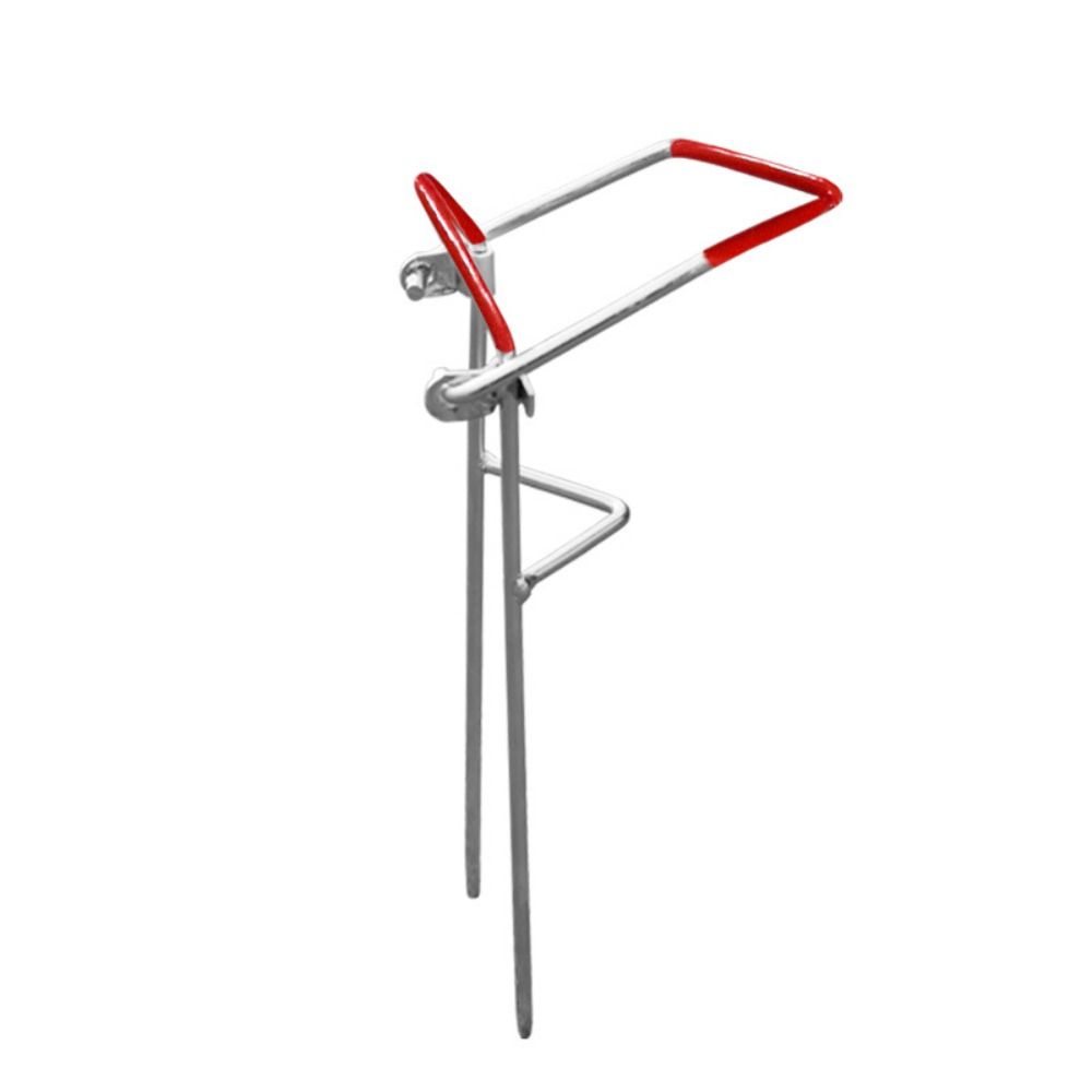 Adjustable Fishing Rod Pole Stand Durable Metal Fishing Support Fishing Rod Rest Insert Ground Sea Pole Support Storage Rack