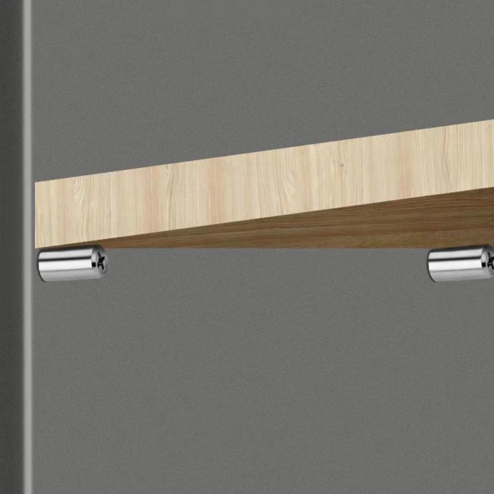 100 шт. саморезы со встроенными винтами, держатель пластины, винты для полки, колышки с нескользящей крышкой, опора для полки шкафа, фиксированные штифты кронштейна