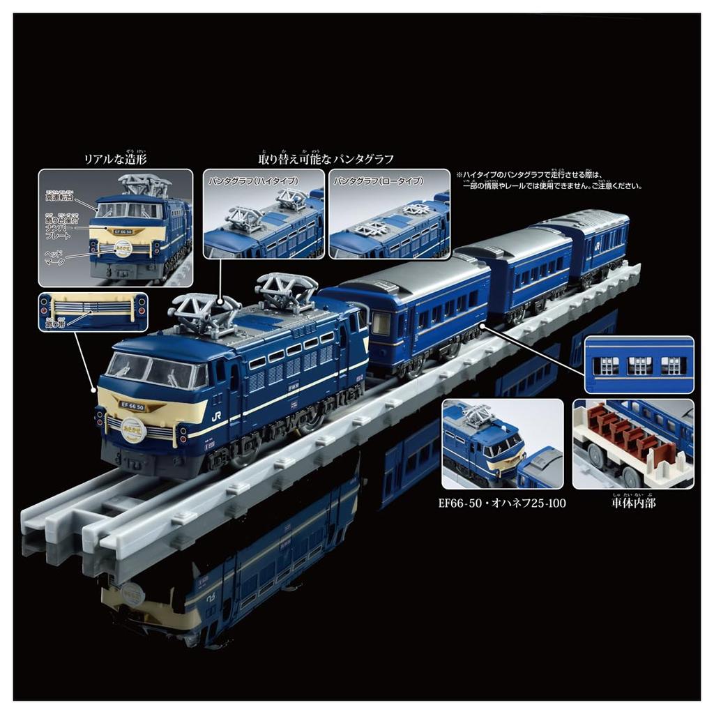 TAKARA TOMY Plarail Real Class Blue Train Асакадзе