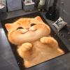 Multisize Happy Cat Pattern Carpet for Bedroom Living Room Bedside Sofa Floor Mat Modern Home Decor Area Rugged Luxury Gift