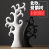 Nordic Ceramic Figurine Ornaments for Living Room TV Cabinet Wine Cabinet Entryway Deer Sculpture Creative Home Decor
