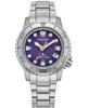 Женские часы Promaster Marine 37 мм с фиолетовым циферблатом EO2027-50X