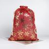 5pcs/lot Multi-color Christmas Drawstring Storage Bag  Candy Jewelry Toy Presents