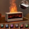 Dynamic Flame Fireplace Essential Oil Diffuser 150ml Flame Fireplace Aroma Diffuser with Remote for Spa Home Yoga Office Bedroom