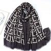 2024 Spring And Autumn Winter New Cotton And Hemp Long Thin Scarf Travel Versatile Sunscreen Warm Shawl For Women