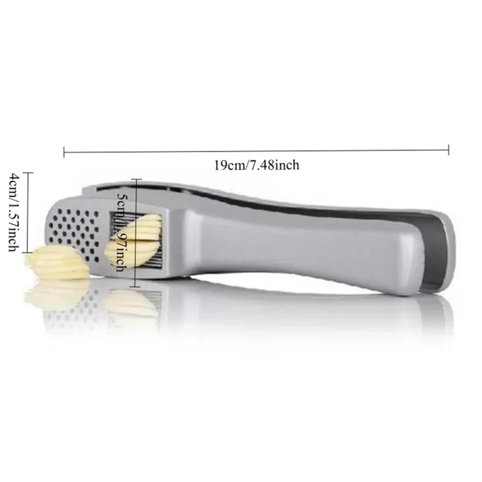 2 in 1 Multifunctional Garlic Slicer Zinc Alloy Manual Kitchen Gadget and Accessories Gadgets for Home