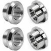 Алюминиевый 3/8" NPT внутренняя приварная бобышка, приварной фитинг 4 шт.