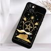 Лунное полнолуние Таро Мистический тотем Ударопрочный чехол Для iPhone 17 16 Pro Max 11 14 15 Plus 12 13 Mini 16e 17 Air Чехол для телефона