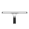 Stainless Steel Window Squeegee with Long Handle and Flexible Rubber Lip for Streak-Free Glass Cleaning