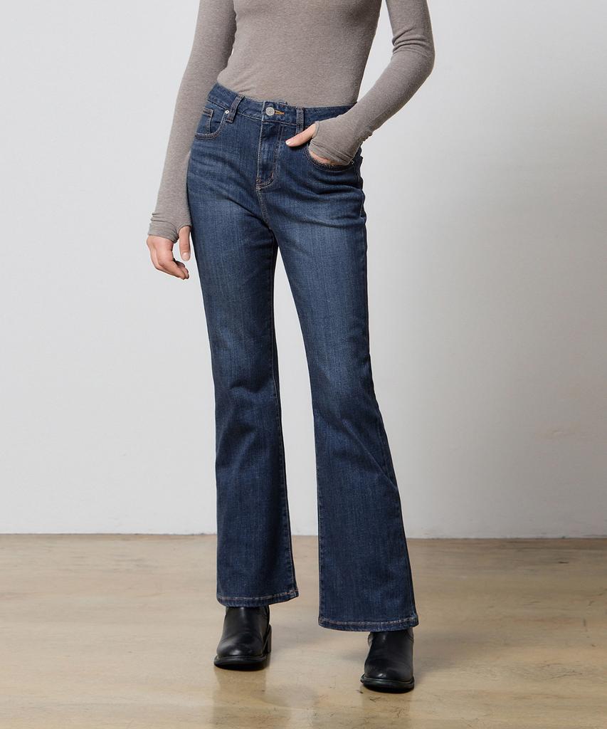 RYUL+WAI Denim Bootcut Modal Pants Indigo W5