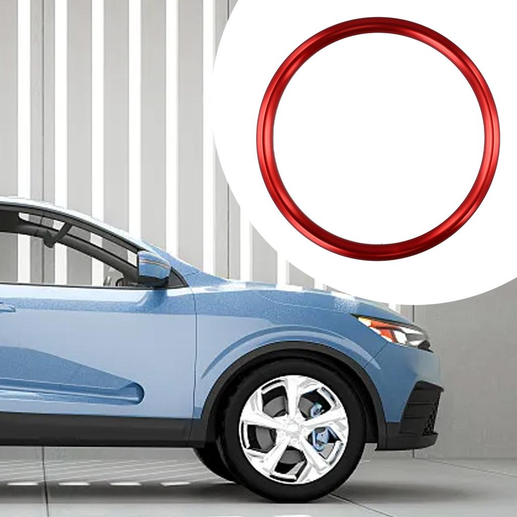 Яркий алюминиевый сплав центральное кольцо рулевого колеса отделка для MINI для Cooper F54 F55 F56 F57 F60 красный акцент