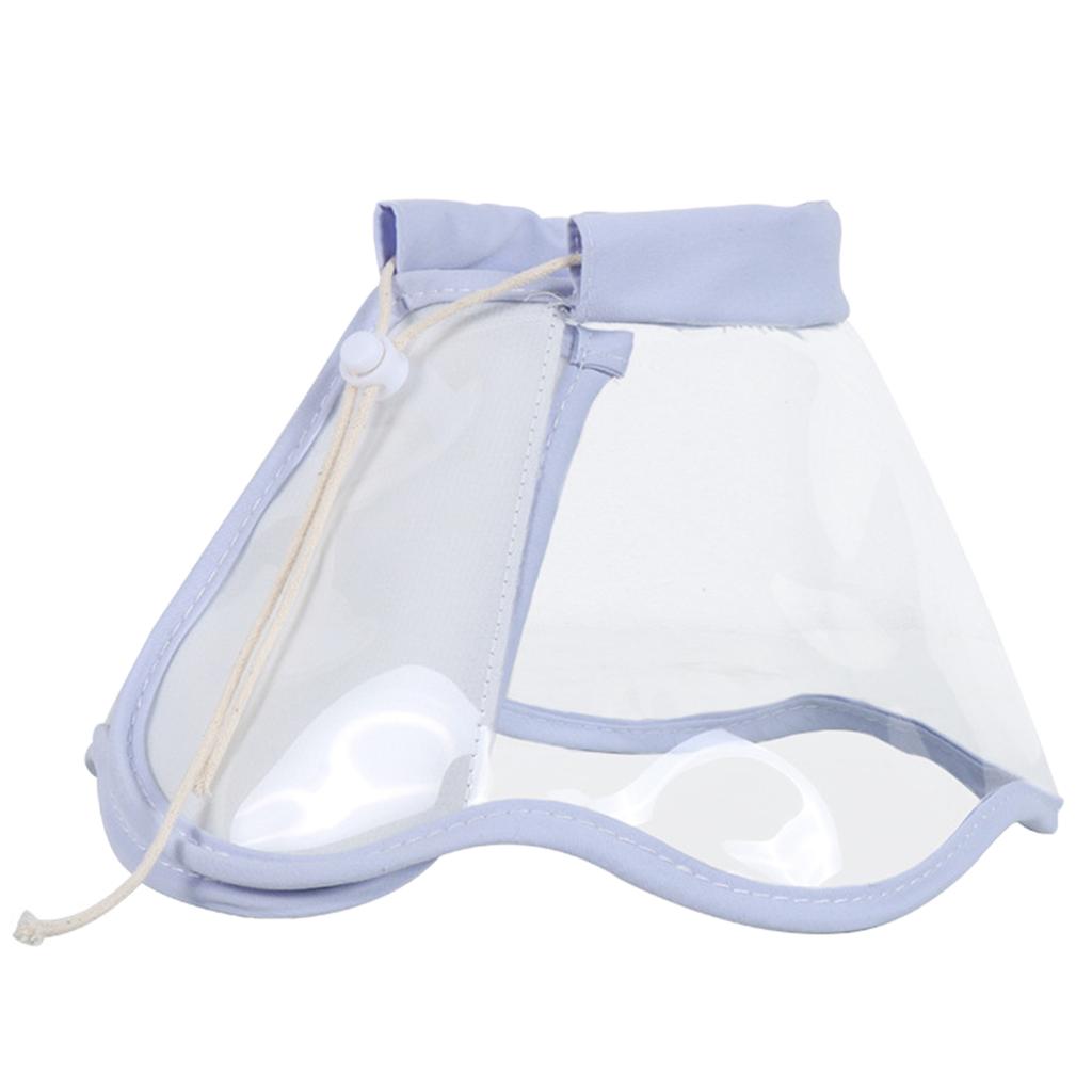 Delicate Transparent Recovery Collar Ensuring Comfort and Protections for Cats Dogs Postoperative Care & Injury Recovery