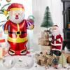 Large Standing Balloons Christmas Theme Santa Claus Xmas Tree Snowman Gingerbread Man Aluminum Film Balloon New Year Party Decor