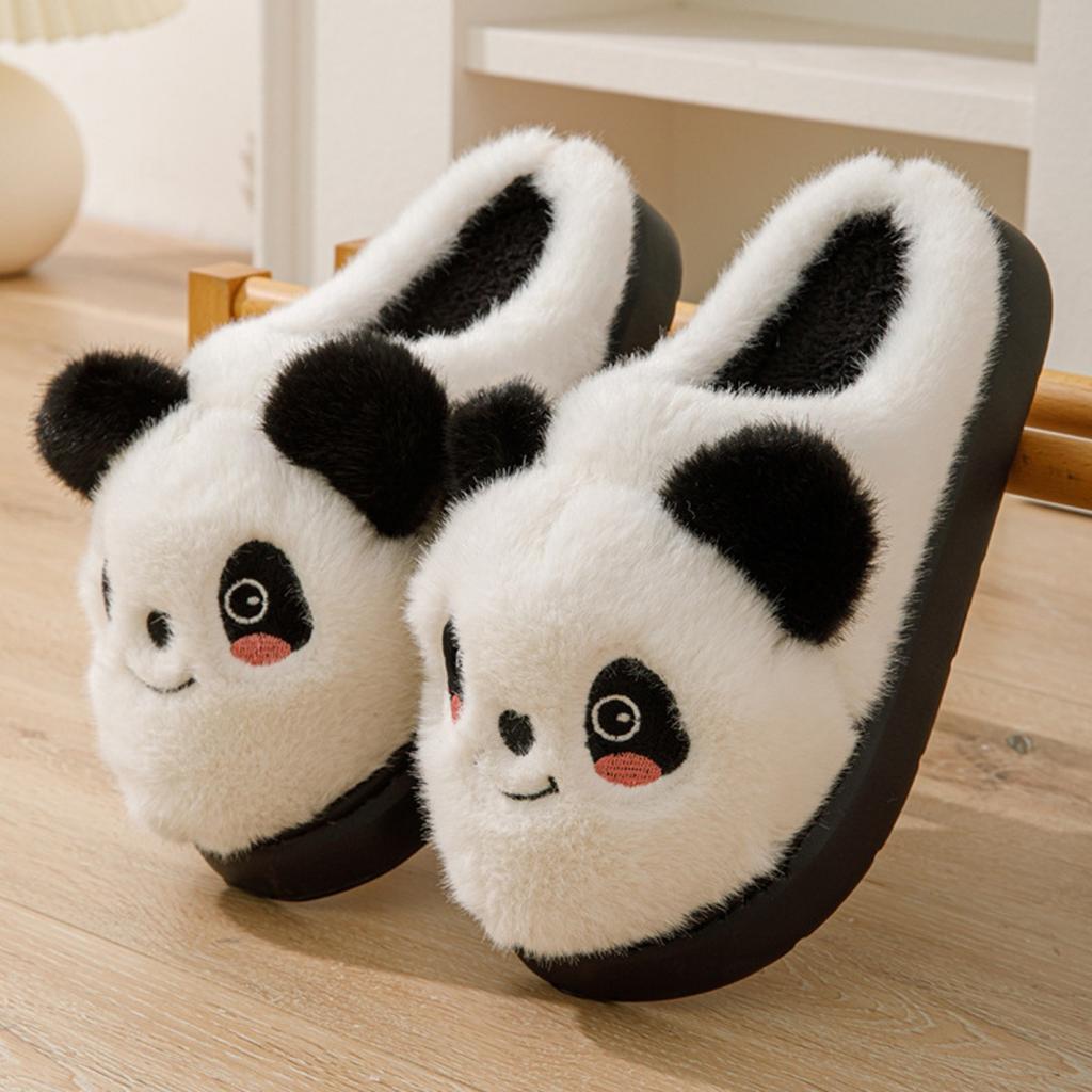 Cotton Slippers, Women's Shoes, Thick Soled, Home Slippers, Cartoon, Plush Slippers, Thick, Warm Slippers, Cotton Shoes, Non Slip Slippers