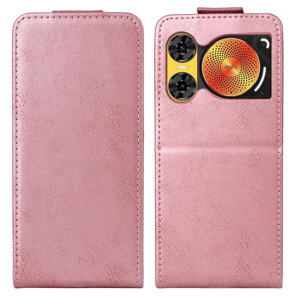 Для ZTE nubia Music 2 Чехол-подставка Магнитная застежка Вертикальный откидной Кожаный чехол для телефона с держателем для карт