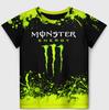 Men's Summer Monster Energy Brand 3D Printed T-Shirt Casual Quick-Drying Breathable Short Sleeve
