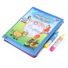 Children Magic Coloring Painting Cloth Book with Water Drawing Pen Kids Early Learn Toy