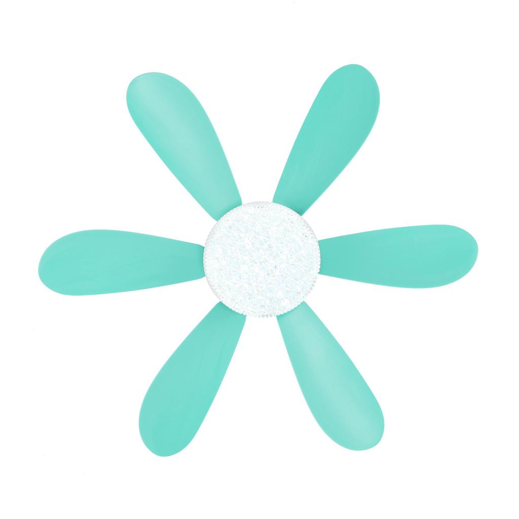 Тихий потолочный вентилятор со светодиодной подсветкой, 16,5-дюймовый пульт дистанционного управления для кухни, спальни, столовой