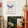 AXSDBVHB Butterfly pirational Quotes Wall Art Decor 12x16 Poster Hanger Frame, Therapy Office Decor, Motivational Mental Health Canvas Artwork Prints
