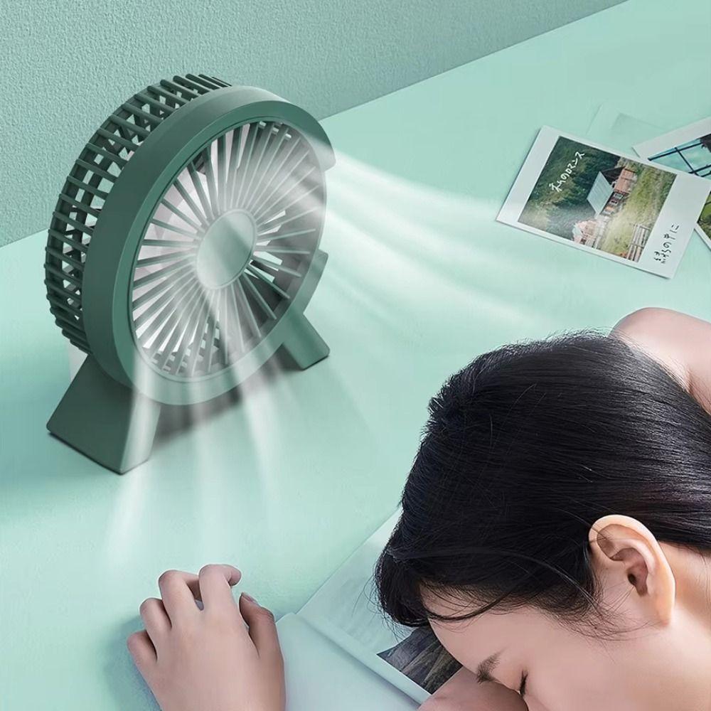 Compact USB Powered USB Desk Fan Mini Size Quiet Motor Desktop Fan Lightweight Summer Cooling Quiet Cooling Fan Computer Use
