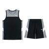 Футболка без рукавов и эластичные шорты баскетбольный комплект мужские комплекты базовый-черный 952351201-2
