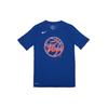 X NBA Philadelphia 76ers Minimalist Numeric Logo Print Crew Neck Comfortable Short Sleeve T-Shirt Kids Tops Blue 3Z2B7BBWZ-76R