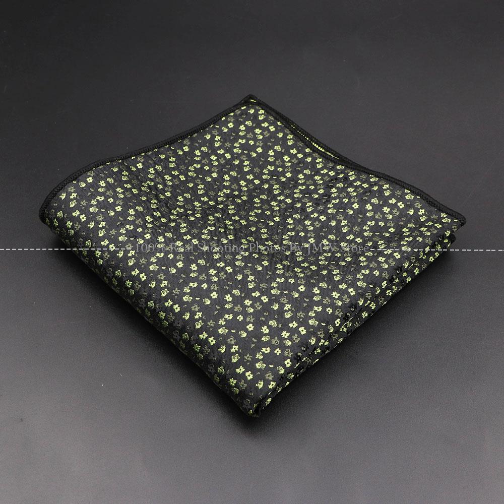 High Quality Men Handkerchief Red Blue Rose Floral Constellation Designed Wave Lines 26cm Width Tuxedo Suit Shirt Pocket Square