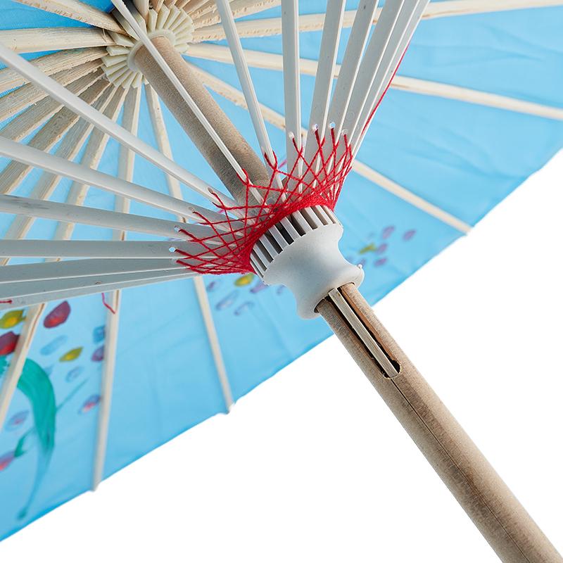 Translucent Umbrella Silk Cloth Women Ancient Dance Antique Oil Paper Umbrella