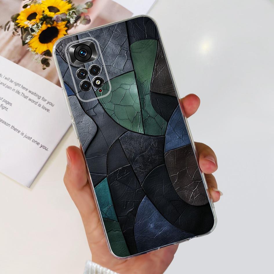 For Xiaomi Redmi Note 11 Case Note 11s Cover Popular Butterfly Dragon Soft Silicone Clear Case For Redmi Note 11S 5G Note11 Capa