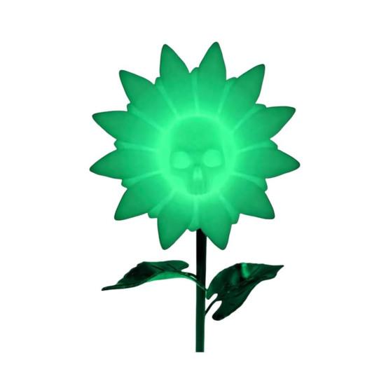 Запретный Подсолнух Скульптура Готический Череп Цветок Декор 3D Печать Зловещее Искусство Хэллоуин Украшение для Ужас Домашняя Вечеринка Декор