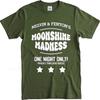 Унисекс летняя Для мужчин футболка Melvin And Fentons Moonshine Madness Только Одна Ночь Rhodes Parlour House С коротким рукавом Новое Поступление