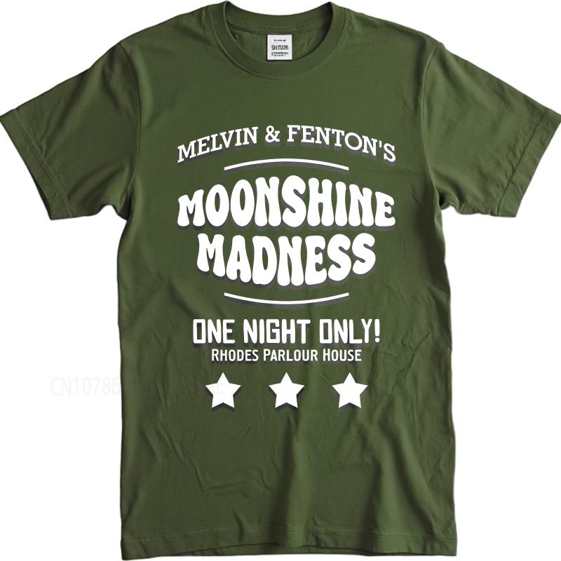 Унисекс летняя Для мужчин футболка Melvin And Fentons Moonshine Madness Только Одна Ночь Rhodes Parlour House С коротким рукавом Новое Поступление