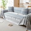 Cool Ice Silk Sofa Cover Towel Full Covered Anti-Slip Sofa Cover Bohemian Sofa Cushion