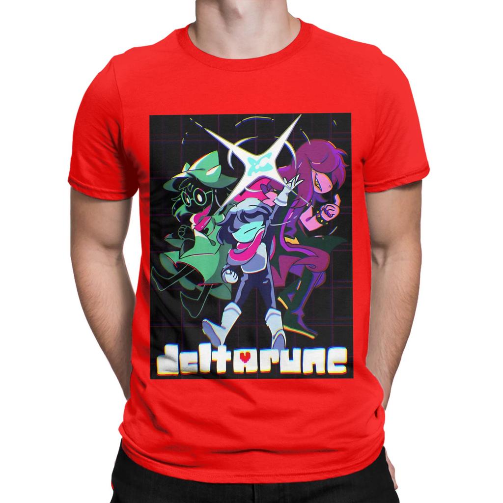 Смешная футболка Deltarune 100% Хлопок Топы Deltarune Футболки Для Унисекс