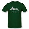 Cycle Life Heartbeat Biker Tshirt Mountain Forest Hiking Printed Tops & Tees Compass Bike Casual Funny T-shirts 100% Cotton