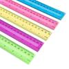 4Pcs 12Inch Clear Rulers Drawing Ruler Math Ruler Measuring Ruler Measuring Tool for Drawing Drafting Measuring