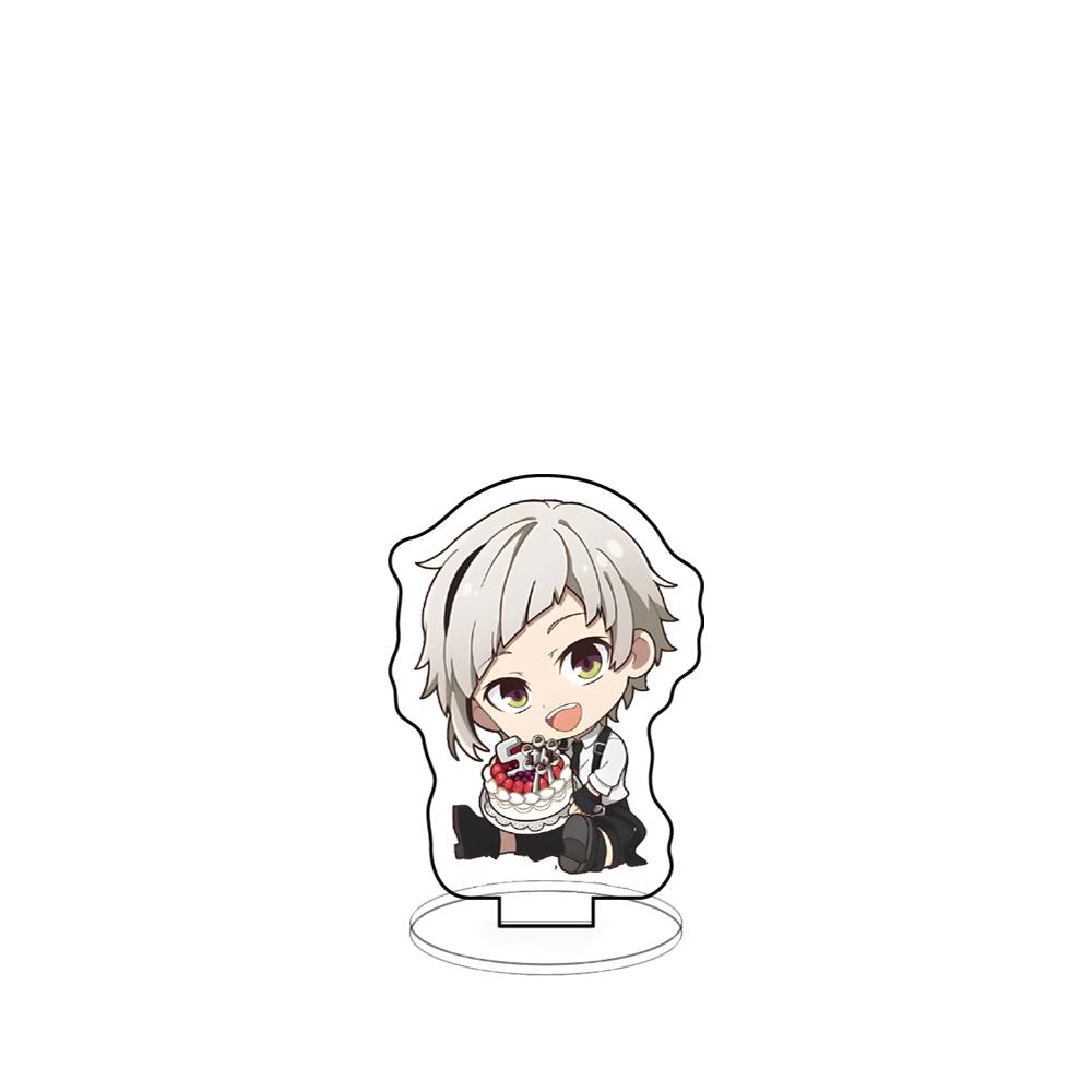 Акриловые Панельные Украшения Акриловая Подставка Bungo Stray Dogs Дазай Осаму Ода Сакуносукэ Фигурка Модель Пластина Настольный Декор Рождественские Подарки
