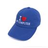 Сетчатая кепка с надписью I LOVE MY PC WASHED (РОЙ)