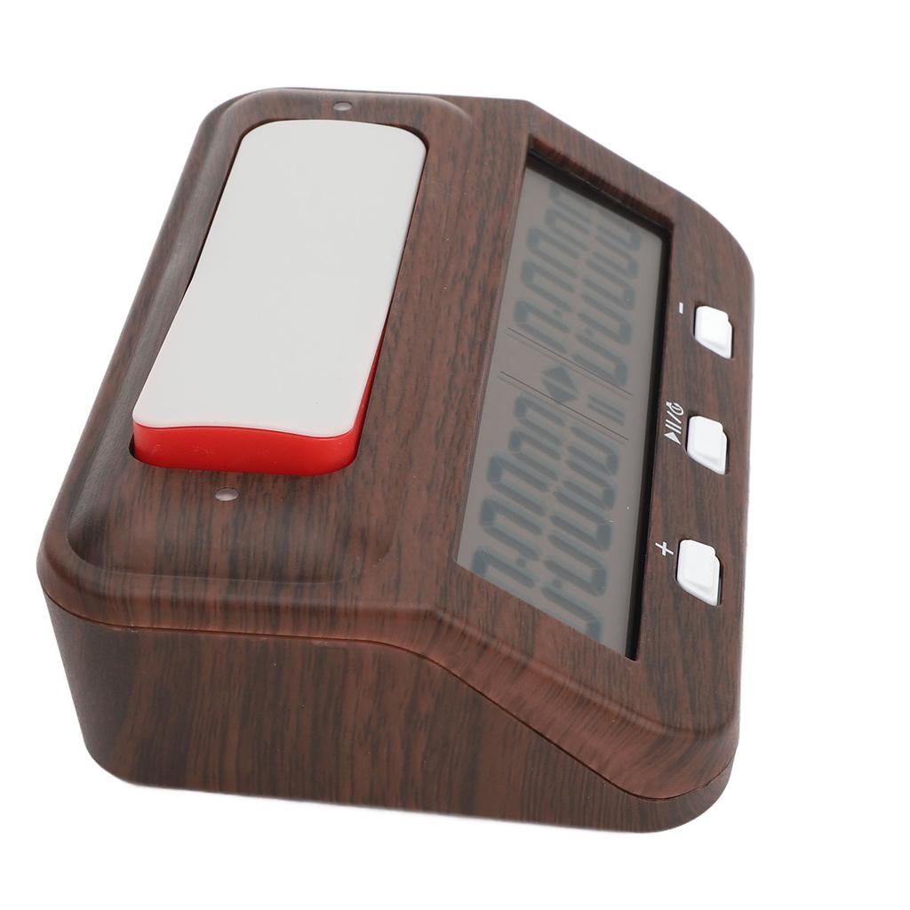 Шахматные часы с обратным отсчетом Профессиональные соревнования Звуковая сигнализация Функция Деревянный внешний вид Портативный