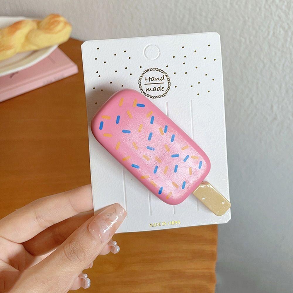 For Girls Side Clip Korean Style Barrettes Women Hair Clip Hair Accessories Ice Cream Hairpin