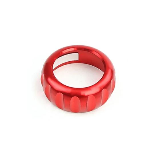 1PCS Aluminum Red Blue Black Interior Steering Wheel Rotation Knob Ring Cover Trim Cover For Hyundai IONIQ 5 2025 PE Accessories