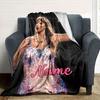 Taylor Swift Concert Performance Flannel Blanket Soft And Cozy Customizable Name Perfect For All Seasons Sofa Bed Or Outdoors Personalized Gift