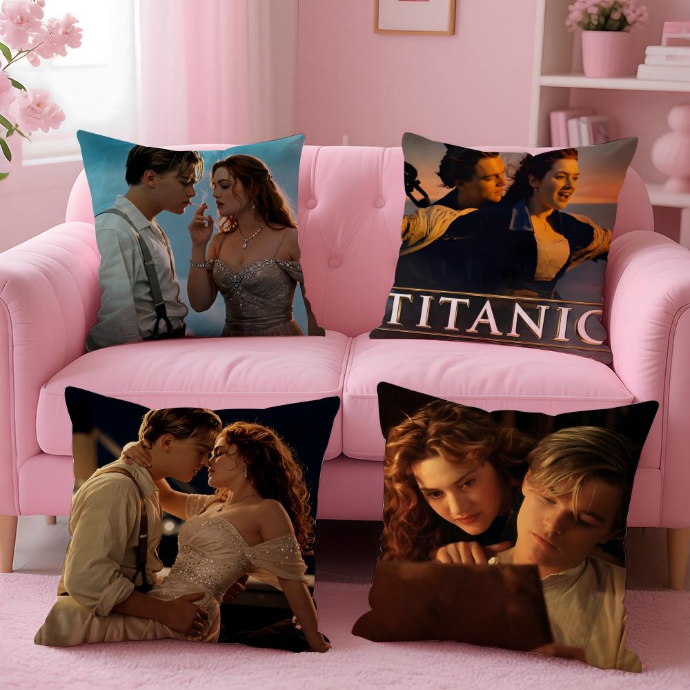 T-Titanics Classic Cushion Cover Comfortable Reversible Pillow Cover Ideal For Car Sofa Bedroom & Beyond