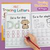Tracing Letters A-Z Uppercase and Lowercase Writing and Coloring Workbook Preschool English Learning Montessori