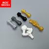 10 шт./лот MOC Кирпичи Рукоять Светового меча Прямая рукоять Оружие подходит для Фигурки 64567 Детские Строительные Кубики Игрушки