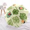 1pc Ladybug, Clover Automatic Folding Umbrella, 8-Rib Durable Frame, Durable Foldable Design - Elegant Gift for Commute yy251210042