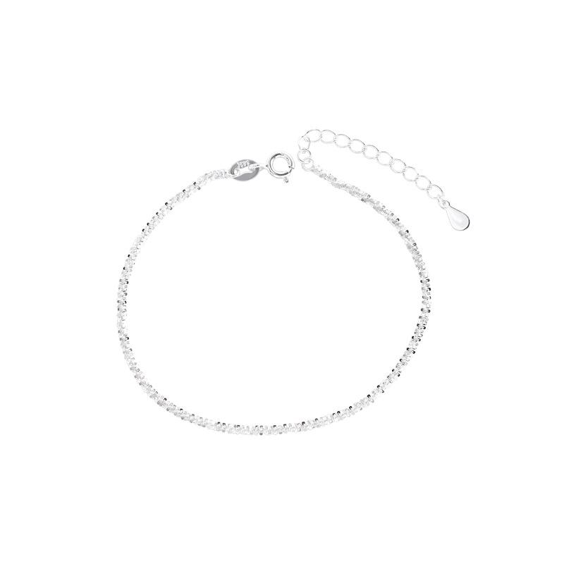 Искрящийся браслет Женская индивидуальность Простой нишевый дизайн Темперамент Универсальный Ins Stacking Ношение ювелирных изделий Женщины