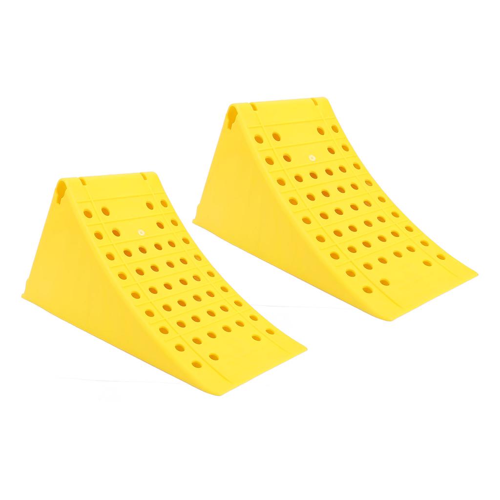 2 шт. Противооткатные упоры для колес, противоскользящие, погодостойкие, с усиленной задней ручкой, для автодома, трейлера